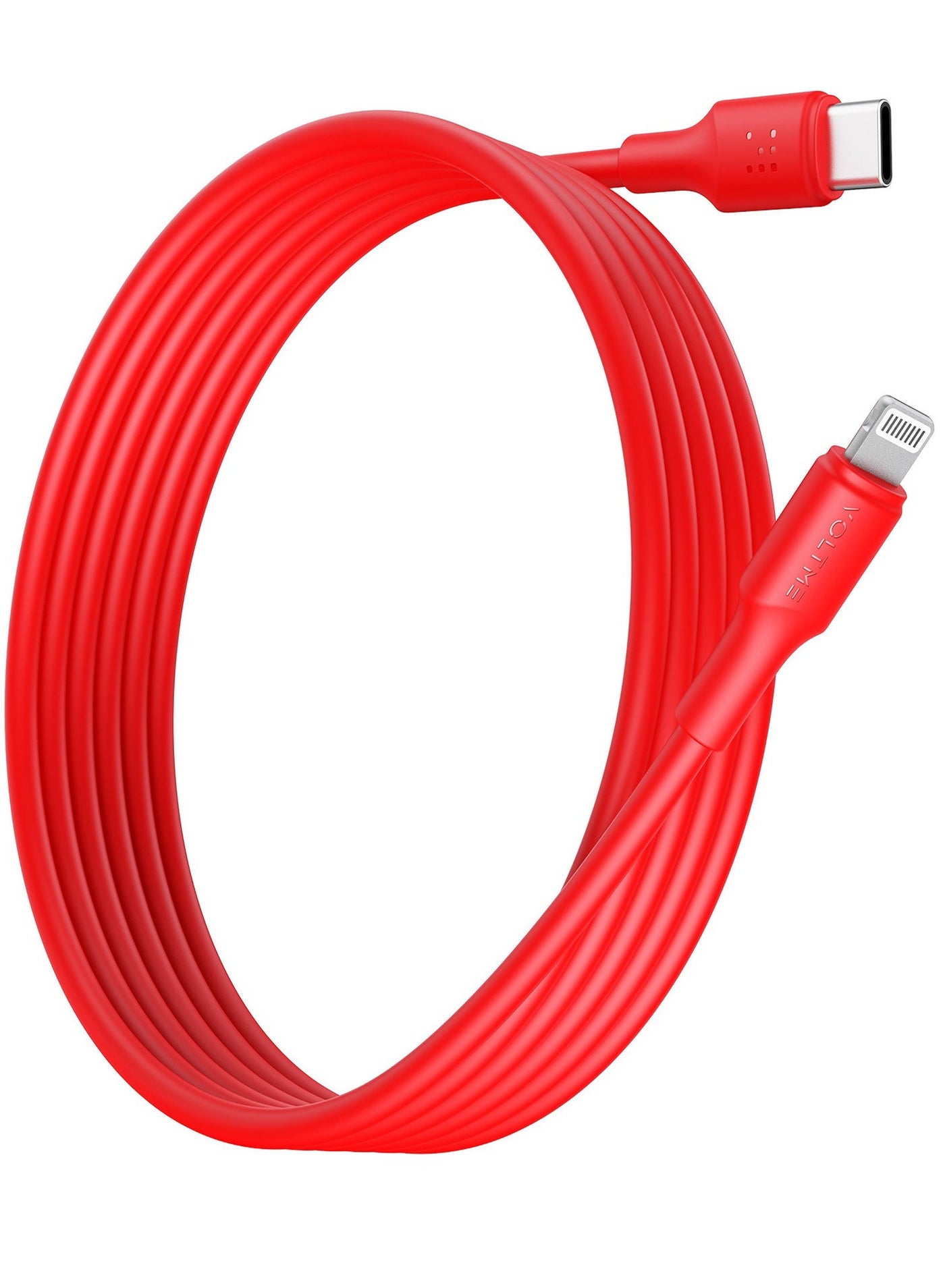 iPhone Charging Cable Type-C to Lightning (2m), Fast Charging USB-C to Lightning Cable, 30W Power Delivery, High-Speed Data Transfer, Durable and Tangle-Free, Compatible with iPhone 14/14 Pro/14 Plus/14 Pro Max, iPhone 13/13 Pro/13 Pro Max/13 Mini, iPhone 12/12 Pro/11/XS/XR/8/8 Plus, iPad Pro, iPad Air, AirPods – Red